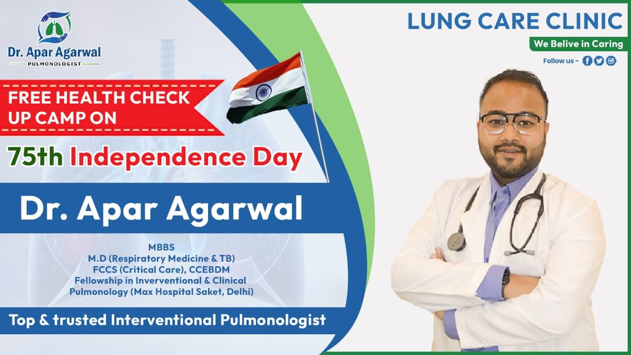 FREE Health Check-up Camp on 75th Independence Day by Dr Apar Agarwal